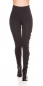 Preview: Leggings mit silber WORK OUT Print