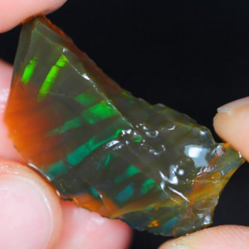 Äthiopischer Greenish Welo Opal roh