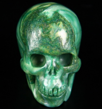 Skull African Verdite