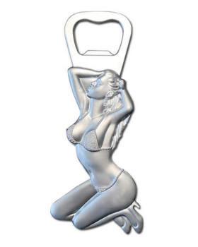 Flascheöffner Frau im Bikini