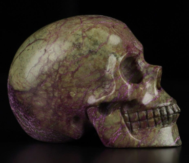Stichtit Serpentin Skull
