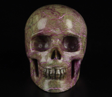 Stichtit Serpentin Skull