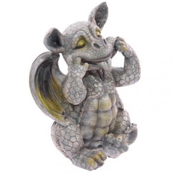 Drachen Figur, Zunge rausstreckend