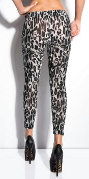 Leggings im Leolook