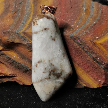 Dendriten Milchquarz Anhänger