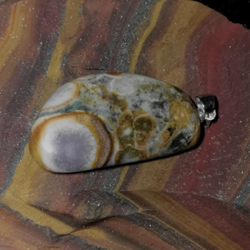 Spherulitischer Rhyolith Anhänger