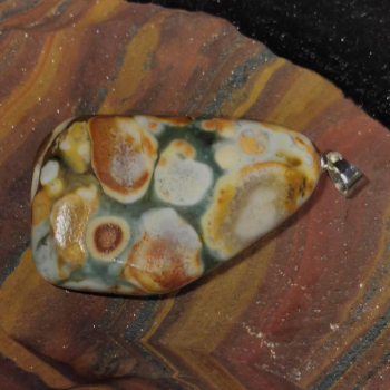 Spherulitischer Rhyolith Anhänger