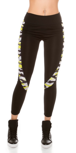 Workout Leggings mit Camouflage