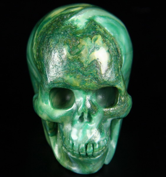Skull African Verdite
