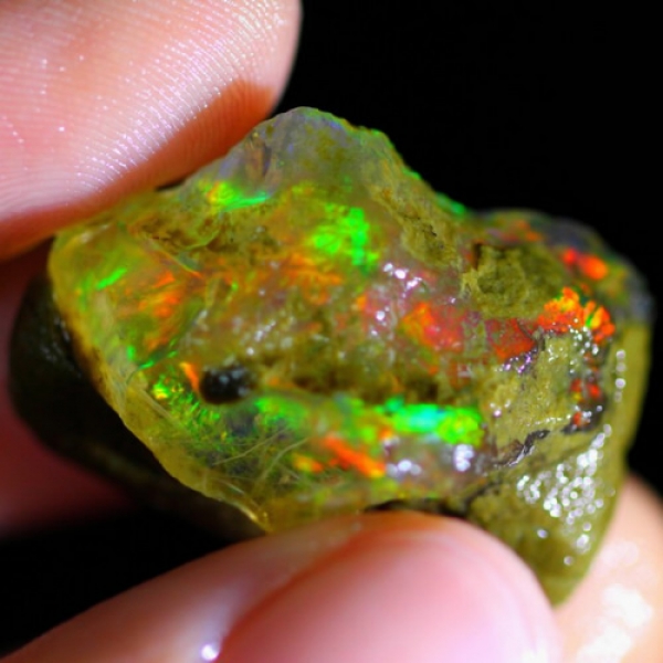 Rainbow Contraluz Welo Opal