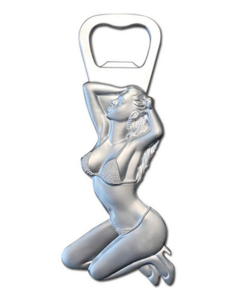 Flascheöffner Frau im Bikini