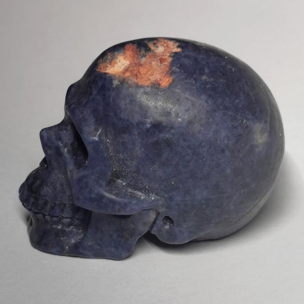 Sapphire Corundum Skull