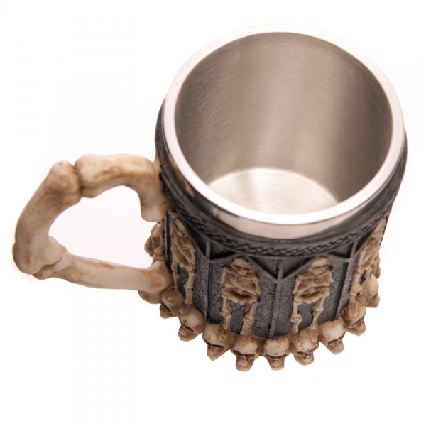 Bierkrug Totenkopf Gruft