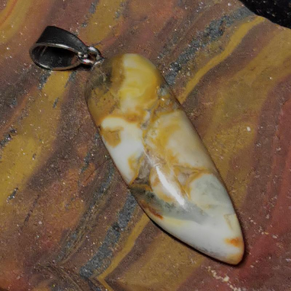 Spherulitischer Rhyolith Anhänger