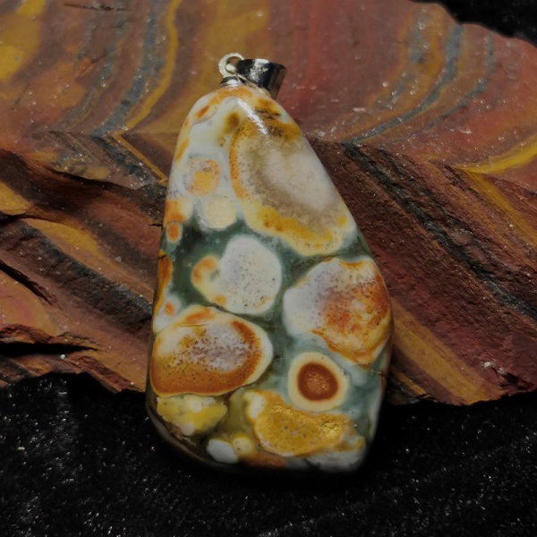 Spherulitischer Rhyolith Anhänger